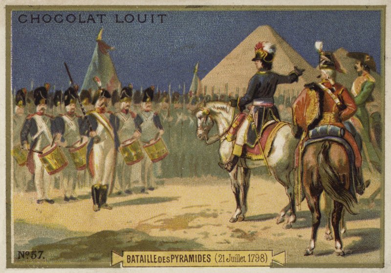 Battle of the Pyramids, Egypt, 21 July 1798 by French School