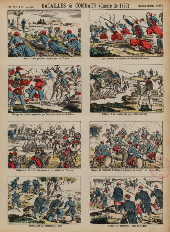 Battles of the Franco-Prussian War, 1870-1871 by French School