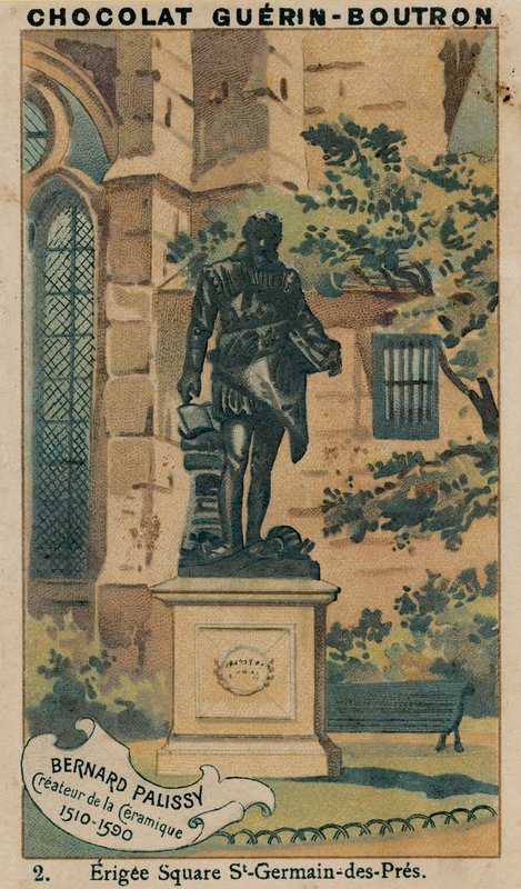 Bernard Palissy, Creator of Ceramics, 1510-1590, Erected Square St-Germain-des-Pres by French School