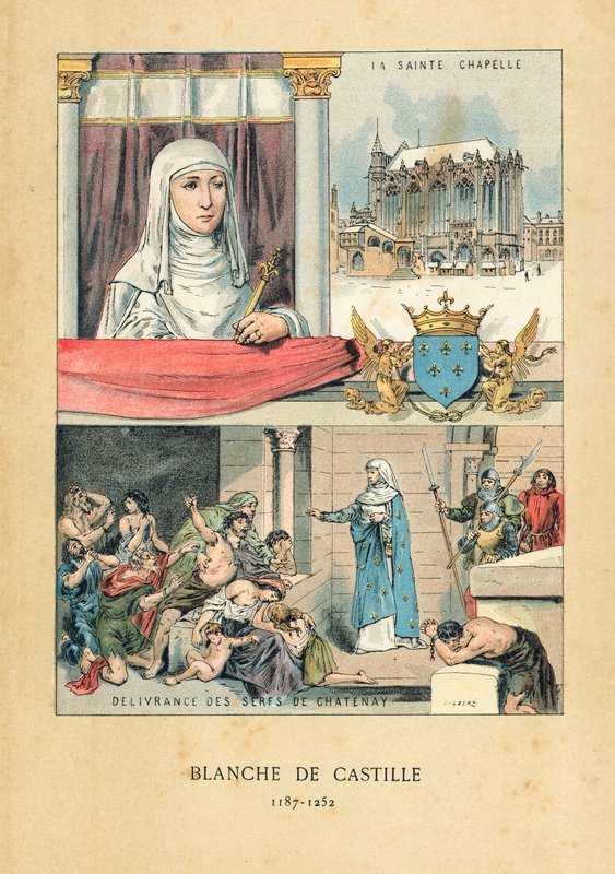 Blanche de Castille by French School