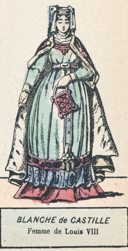 Blanche of Castile, Wife of Louis VIII by French School
