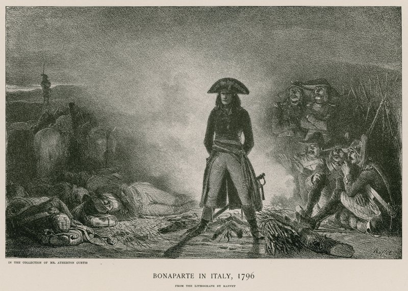 Bonaparte in Italy by French School