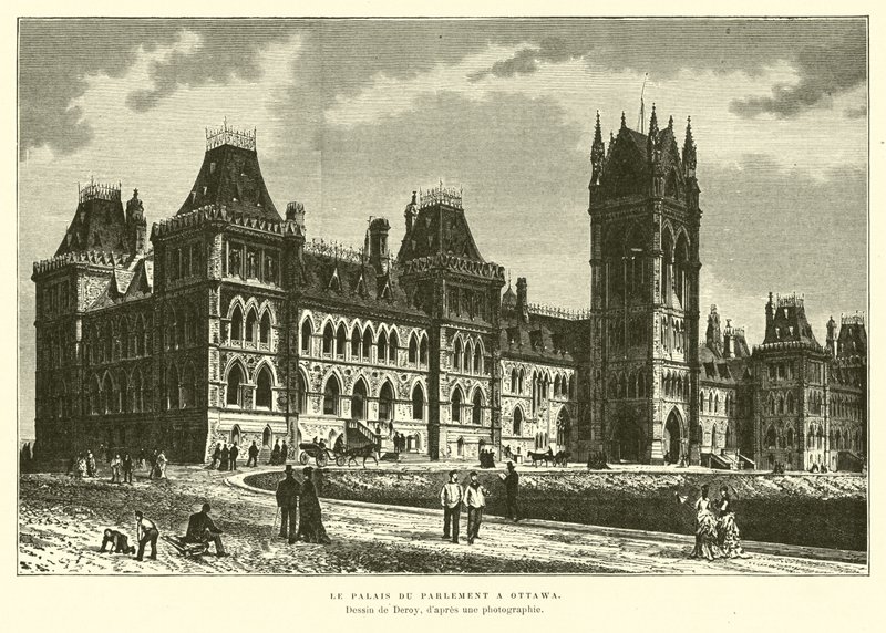 Canadian Parliament, Ottawa by French School