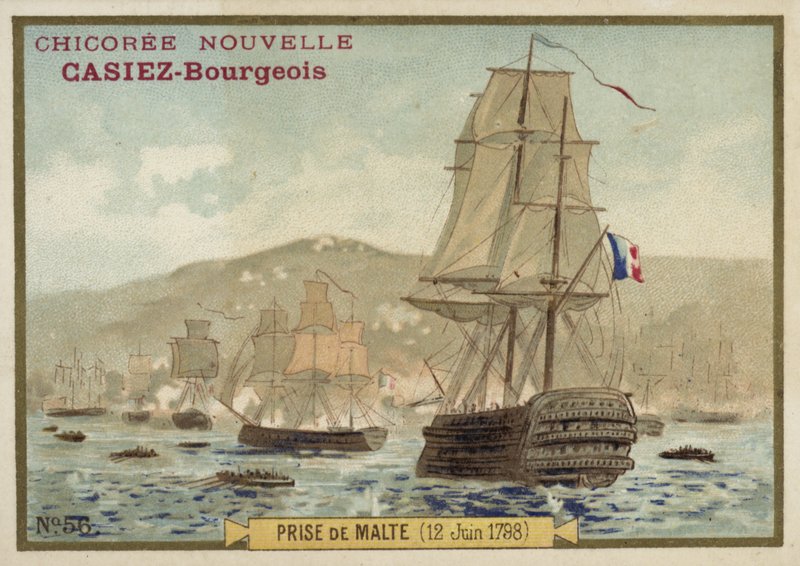 Capture of Malta by the French, 12 June 1798 by French School
