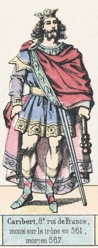 Charibert, 8th King of France, Ascended the Throne in 561, Died in 567 by French School