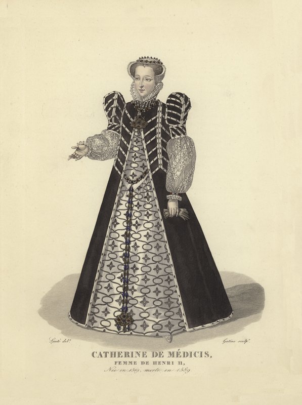 Catherine de Medici, wife of King Henry II of France by French School