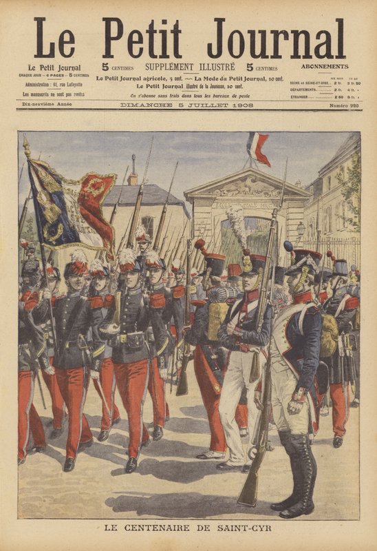 Centenary of the establishment of the French military academy at Saint-Cyr, Paris by French School