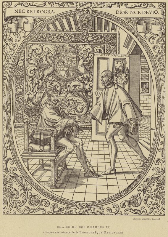Chair of King Charles IX of France, 16th Century by French School