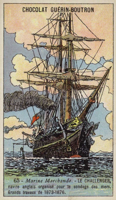Challenger, British ship equipped to undertake an oceanographic survey expedition by French School