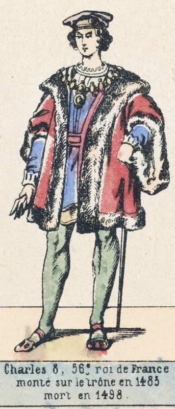 Charles VIII, 56th King of France, Ascended the Throne in 1483, Died in 1498 by French School