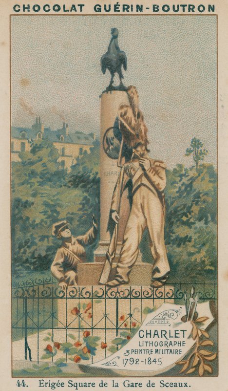 Charlet, Lithographer & Military Painter, 1792-1845, Erected in Square de la Gare de Sceaux by French School