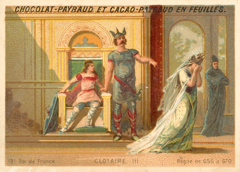 Chlothar III, Frankish king of Neustria and Burgundy by French School