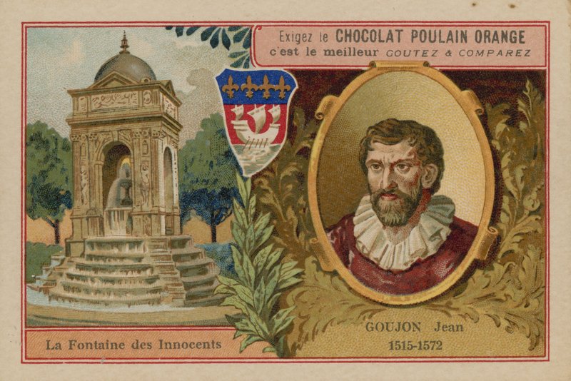Chocolat Poulain Orange trade card by French School