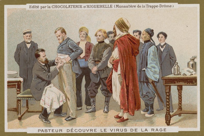 Chocolat dAiguebelle trade card by French School