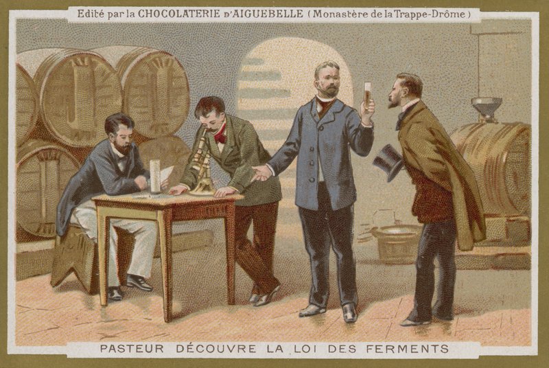 Chocolat dAiguebelle trade card by French School