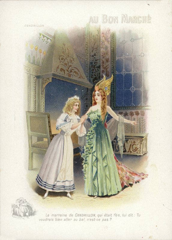 Cinderella and the Fairy Godmother by French School