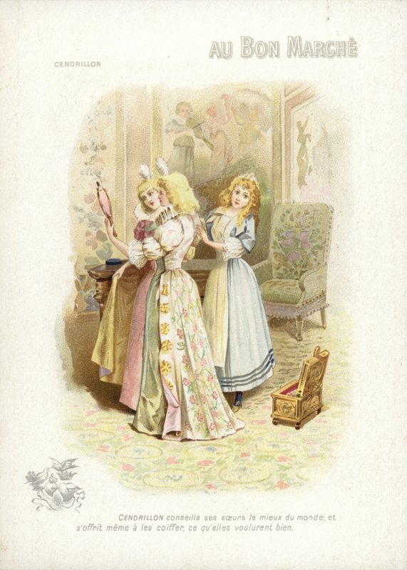 Cinderella and the Ugly Sisters by French School