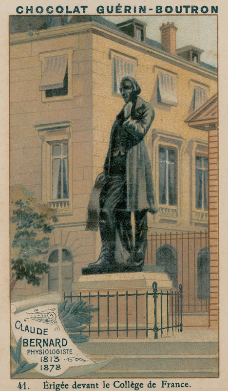 Claude Bernard, Physiologist, 1813-1878, Erected in front of the College de France by French School