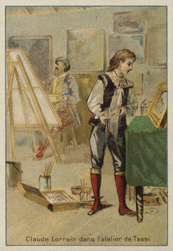 Claude Lorrain, French Painter, in the Studio of Agostino Tassi, Rome by French School