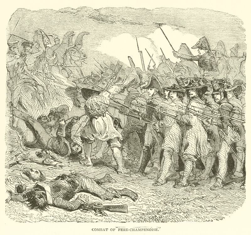 Combat of Fere-Champenoise by French School