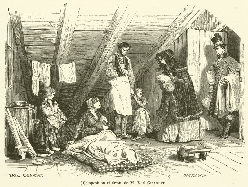 Composition and drawing by M. Karl Girardet by French School