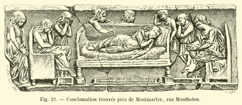 Conclamation Found Near Montmartre, Rue Montholon by French School