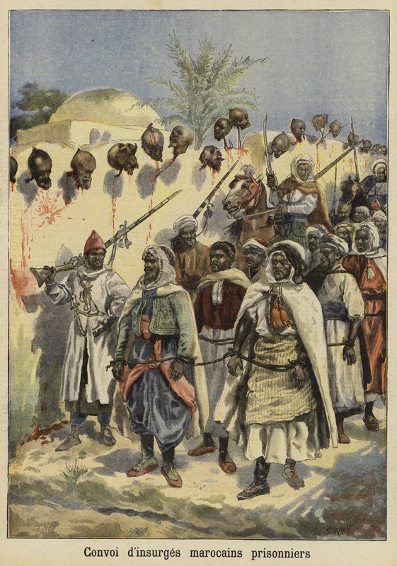 Convoy of Captured Moroccan Insurgents, 1897 by French School