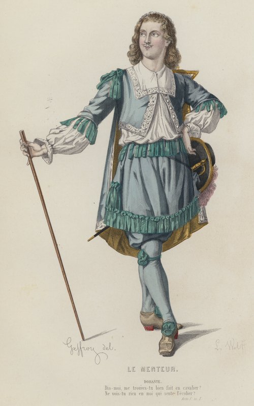 Corneille, The Liar, Act I, Scene I by French School