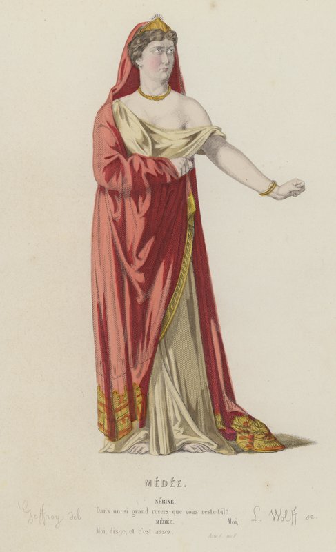 Corneille, Medea, Act I, Scene V by French School