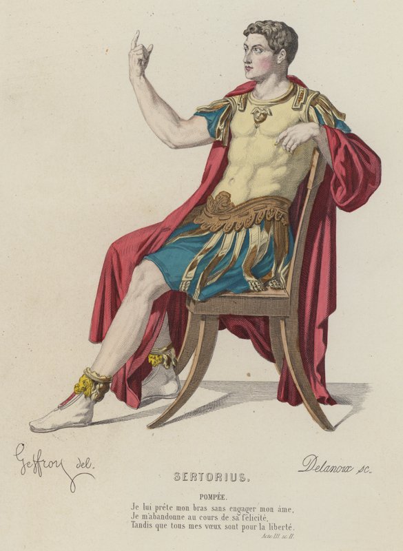 Corneille, Sertorius, Act III, Scene II by French School