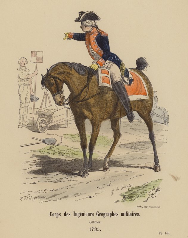 Officer of the Corps of Military Geographical Engineers by French School