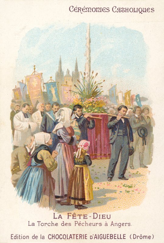 Corpus Christi procession of the fishermen of Angers, France by French School