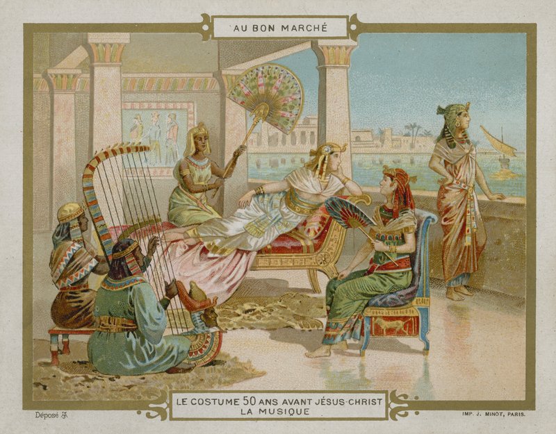 Costume of 50 BC: Music by French School