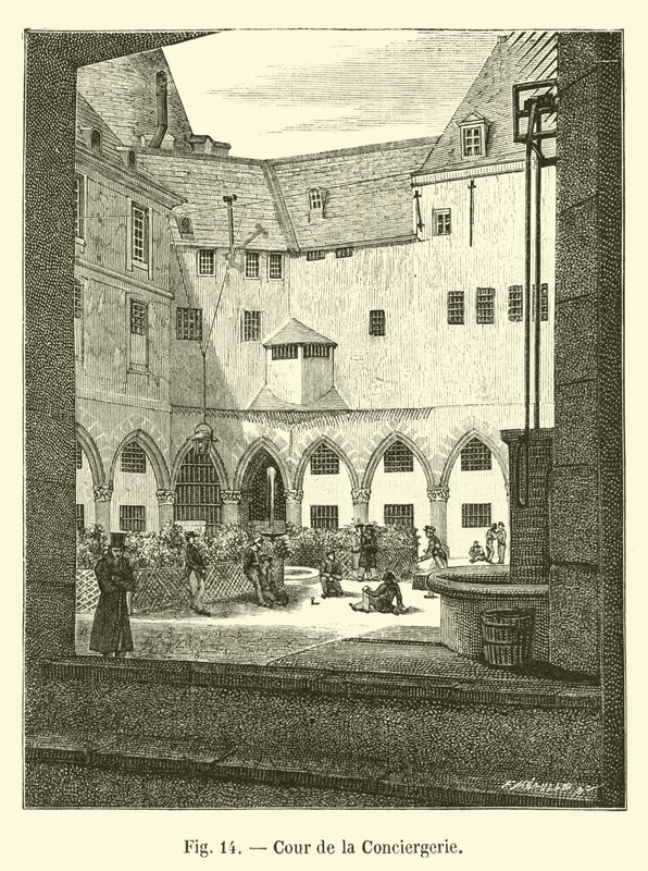 Court of the Conciergerie by French School