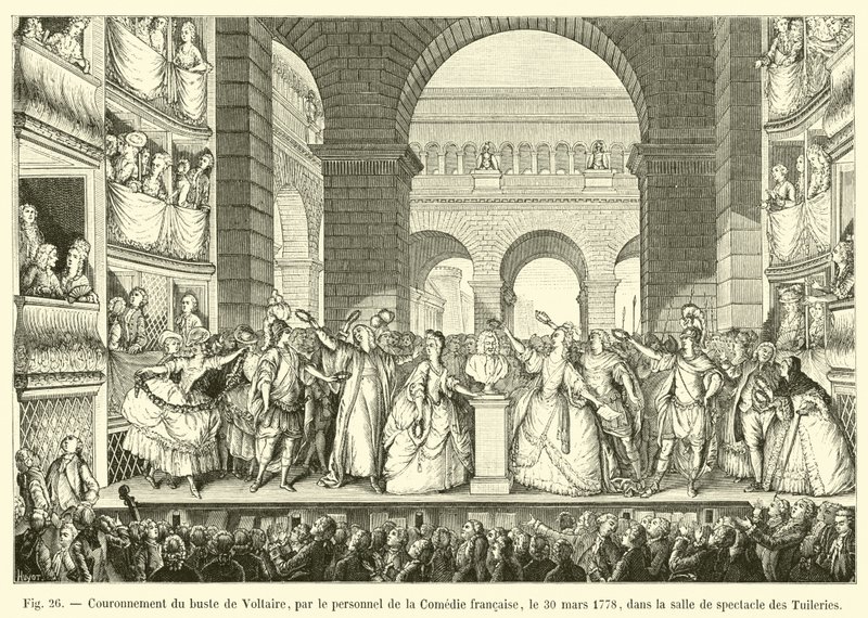 Crowning of Voltaire