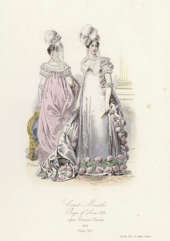 Court Mantles, Reign of Louis XVIII of France by French School