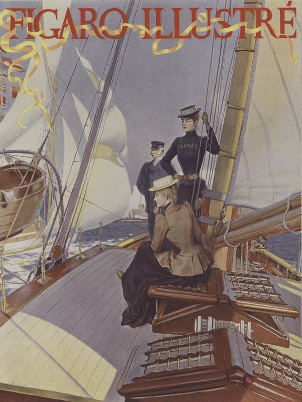 Cover of Le Figaro Illustre, July 1891 by French School