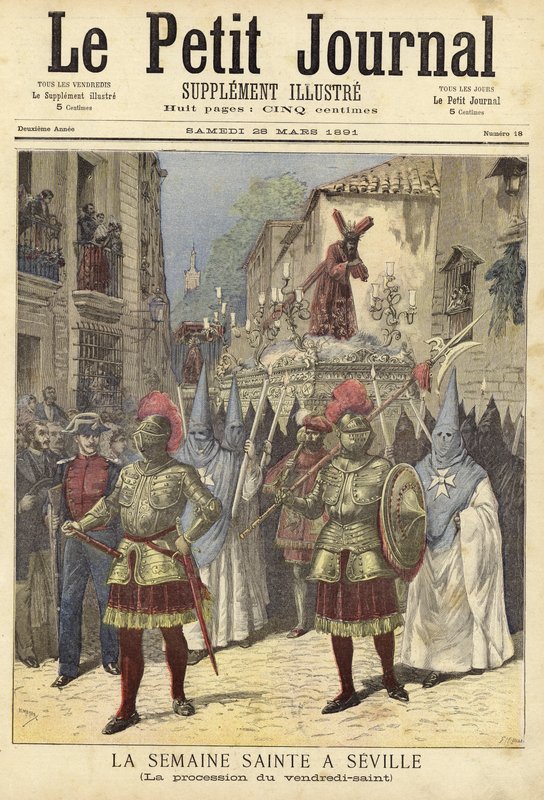 Cover of Le Petit Journal, 28 March 1891 by French School