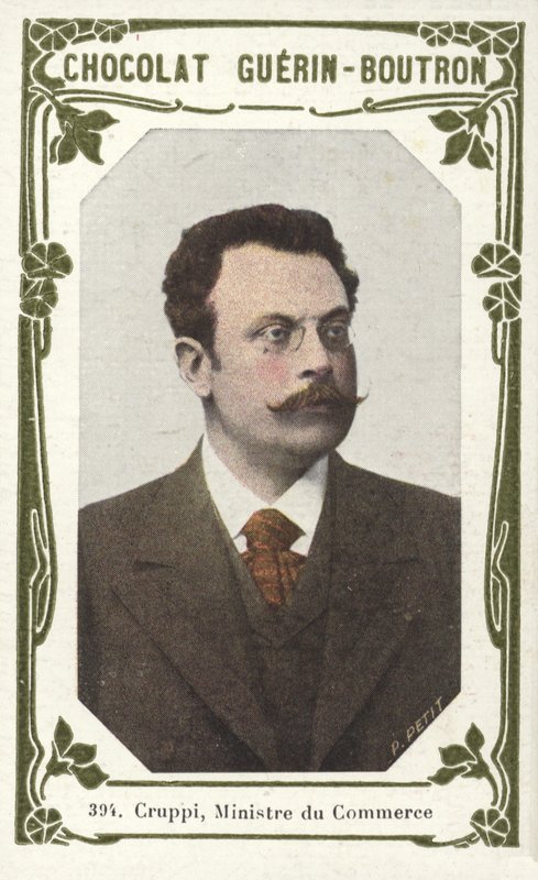 Cruppi, Minister of Commerce by French School