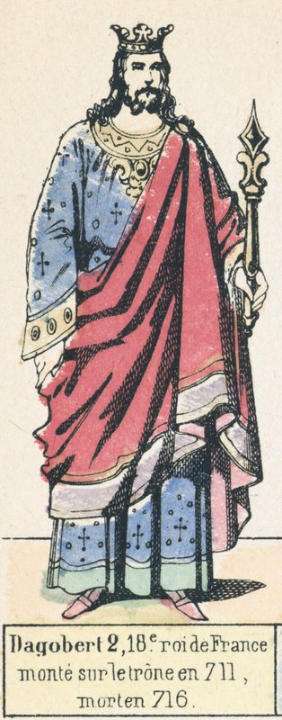 Dagobert II by French School