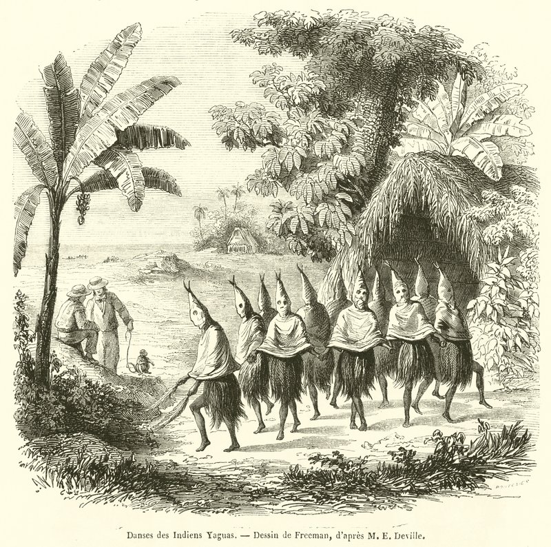 Dances of the Yaguas Indians by French School