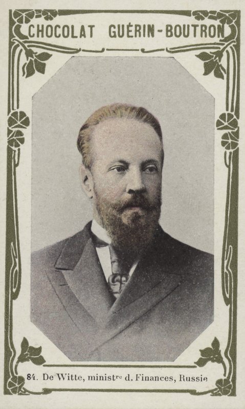 De Witte, Minister of Finance, Russia by French School