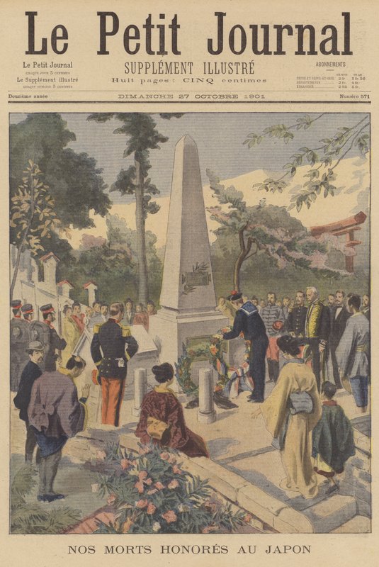 Dead French sailors honoured in Japan by French School
