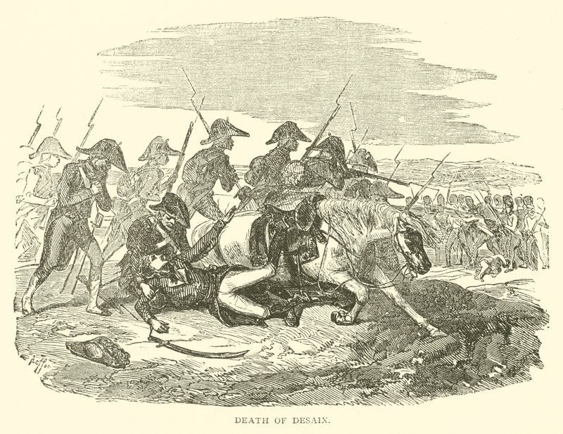 Death of Desaix by French School