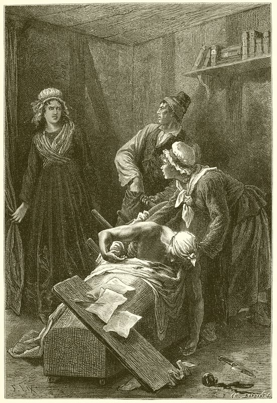 Death of Marat by French School