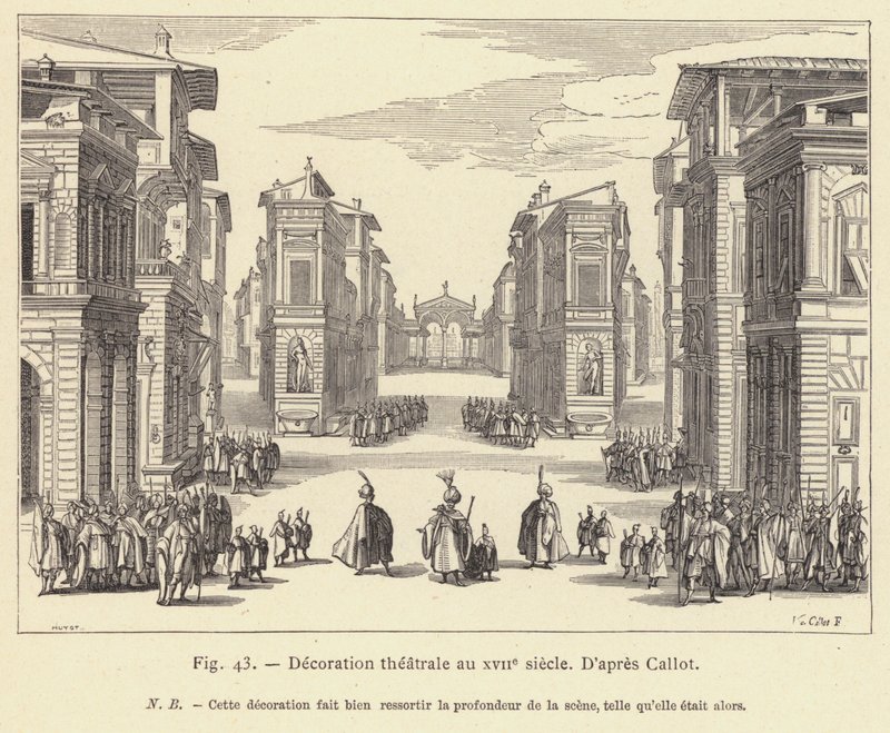 Theatrical Decoration in the 17th Century by French School