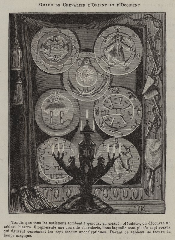 Degree of a Knight of the East and West by French School