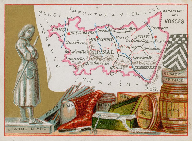 Department of Vosges in eastern France by French School