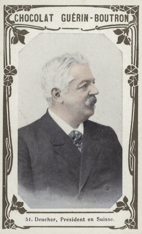 Deucher, President of Switzerland by French School