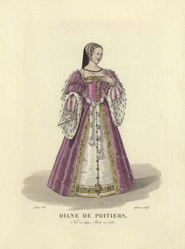 Diane de Poitiers, favourite of King Henry II of France by French School